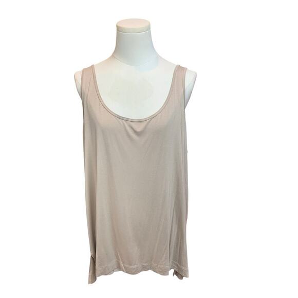 Wynne Layers Tops - Women's Wynne Layers Beige Tank Top - Size XL